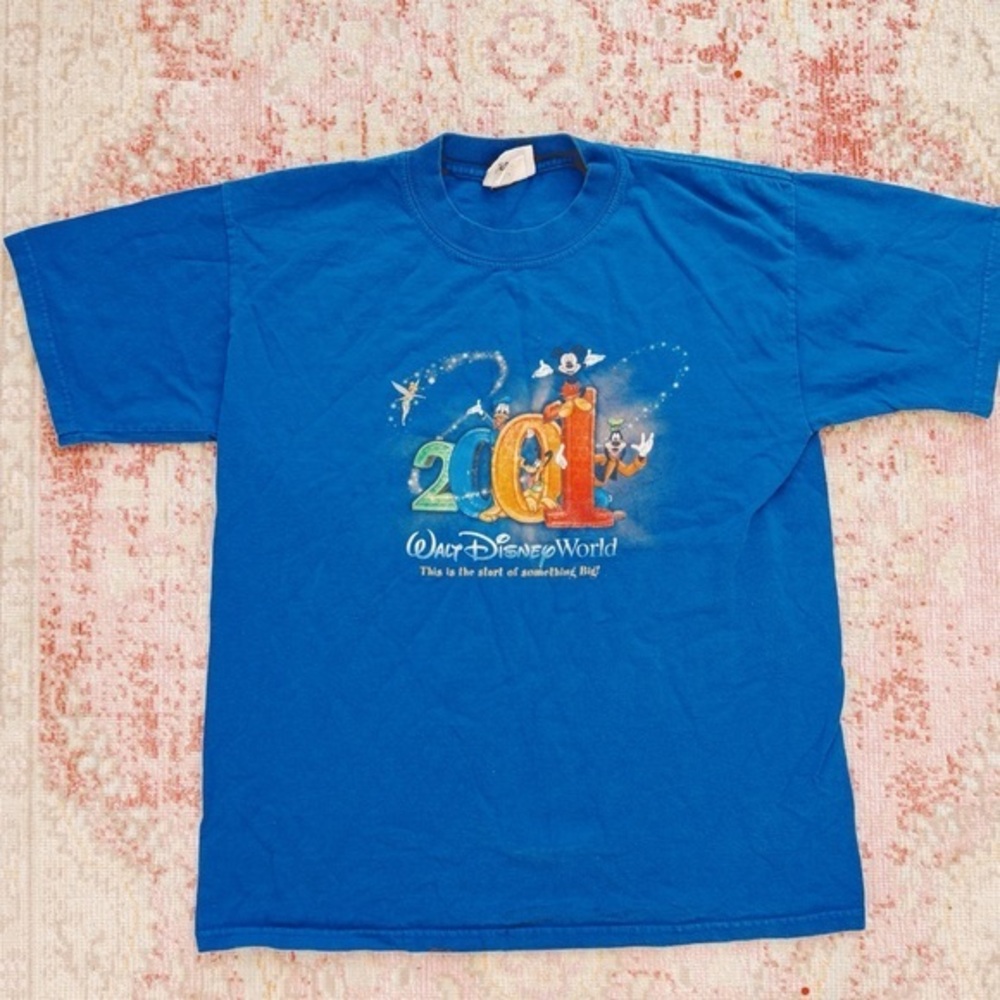 Kids Disney Vintage Blue Graphic T-Shirt